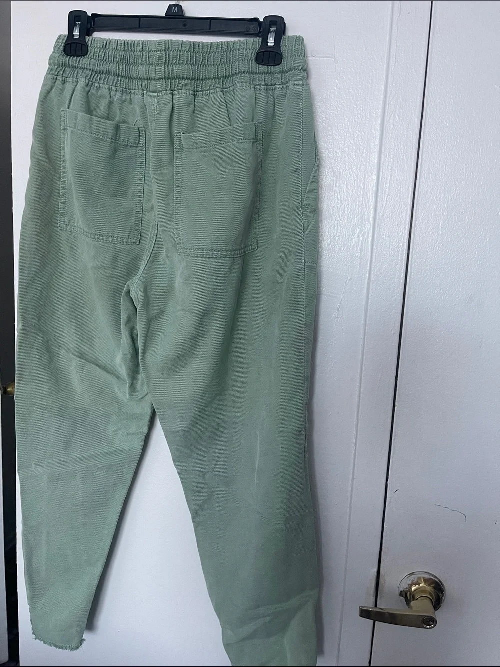 Zara Sage Green Drawstring Joggers